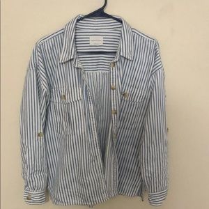 American Eagle striped light jacket